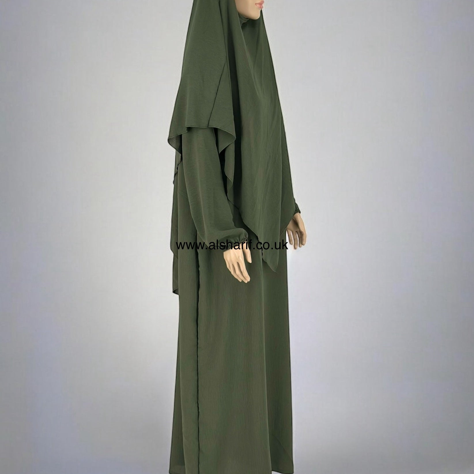 2 Piece Jilbab Abaya + Khimar