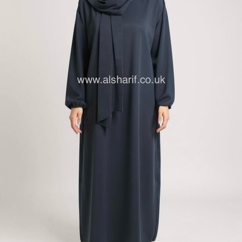 Abaya With Attached Hijab