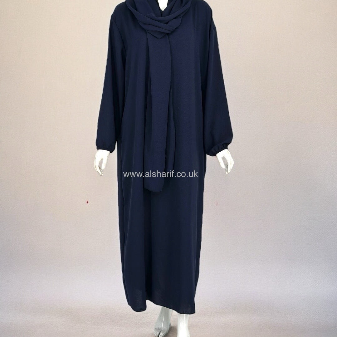 Abaya With Attached Hijab