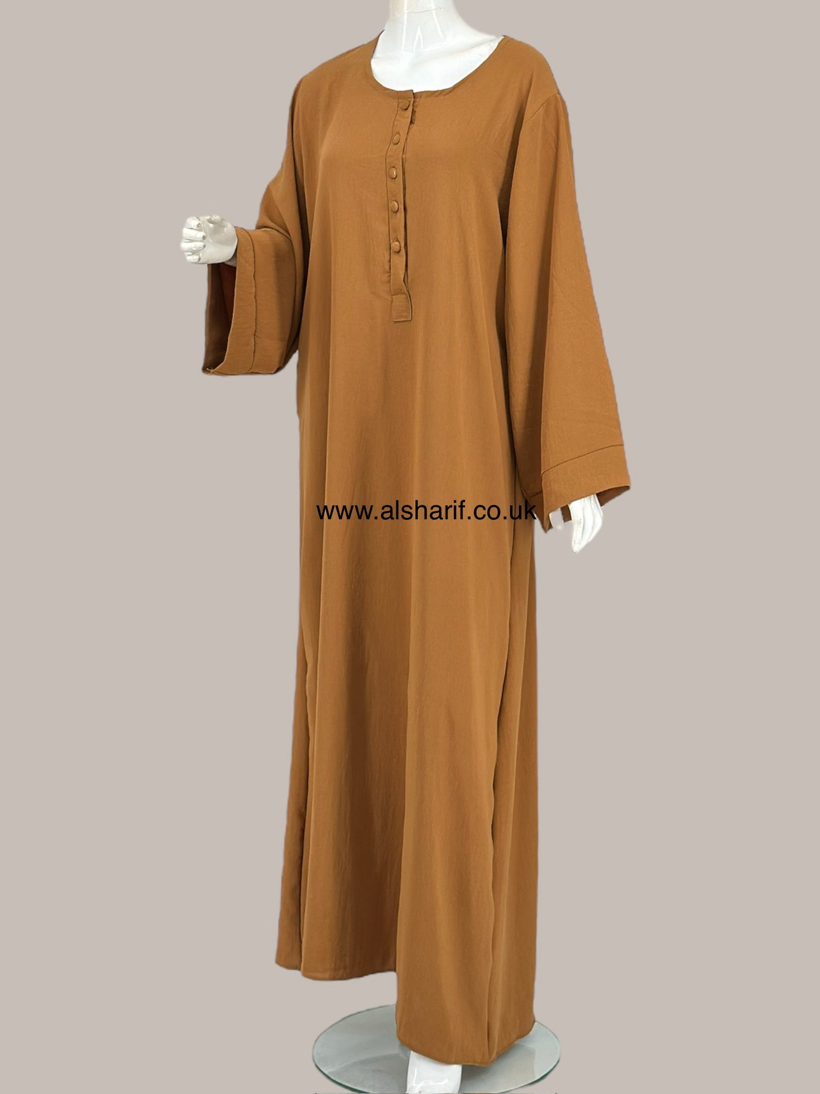 Crepe Wide Sleeve Abaya - AB80