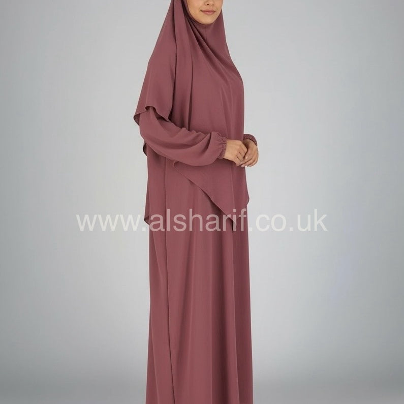 2 Piece Jilbab Abaya + Khimar