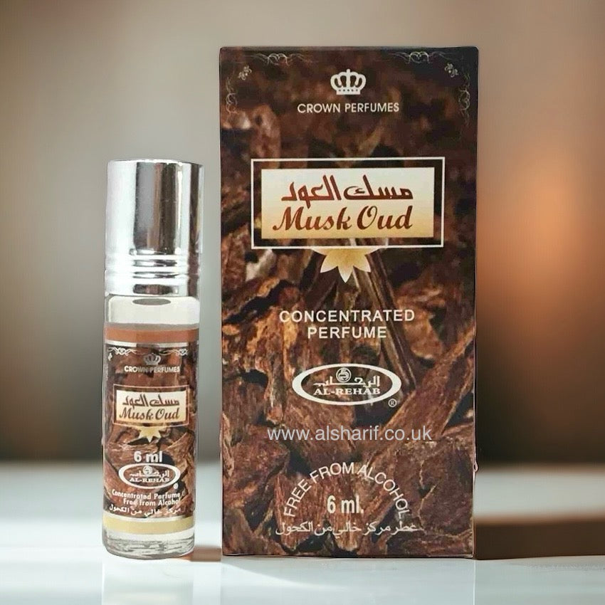 Musk Oud Concentrated Perfume Oil 6ml (Unisex)