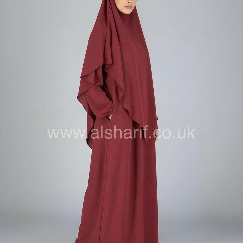 2 Piece Jilbab Abaya + Khimar