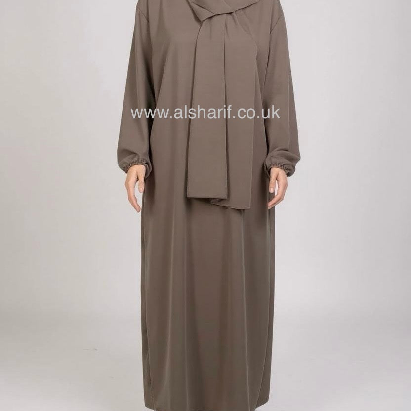 Abaya With Attached Hijab