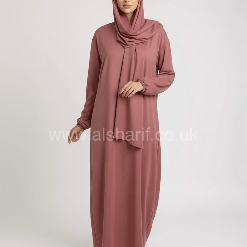 Abaya With Attached Hijab