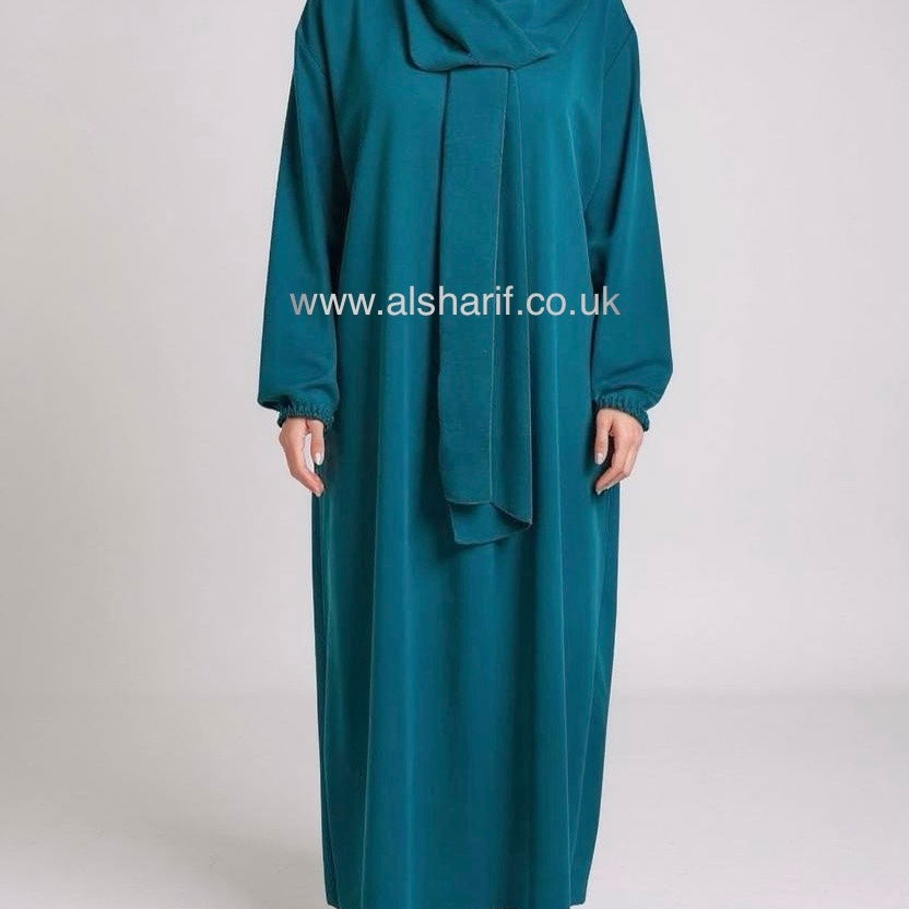 Abaya With Attached Hijab