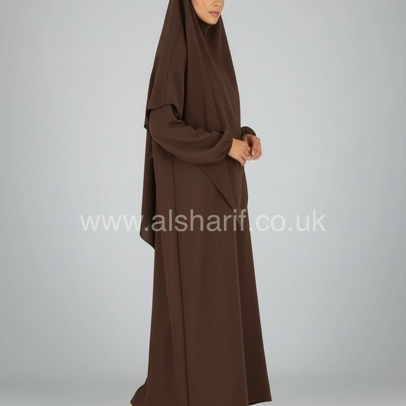 2 Piece Jilbab Abaya + Khimar