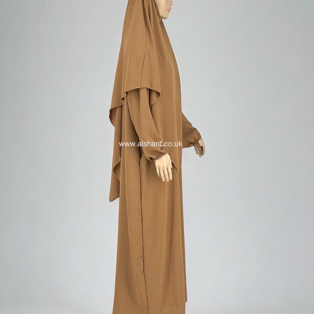 2 Piece Jilbab Abaya + Khimar