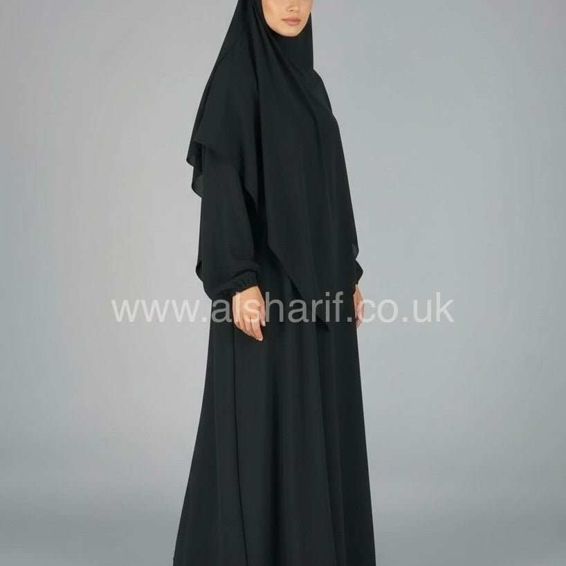 2 Piece Jilbab Abaya + Khimar