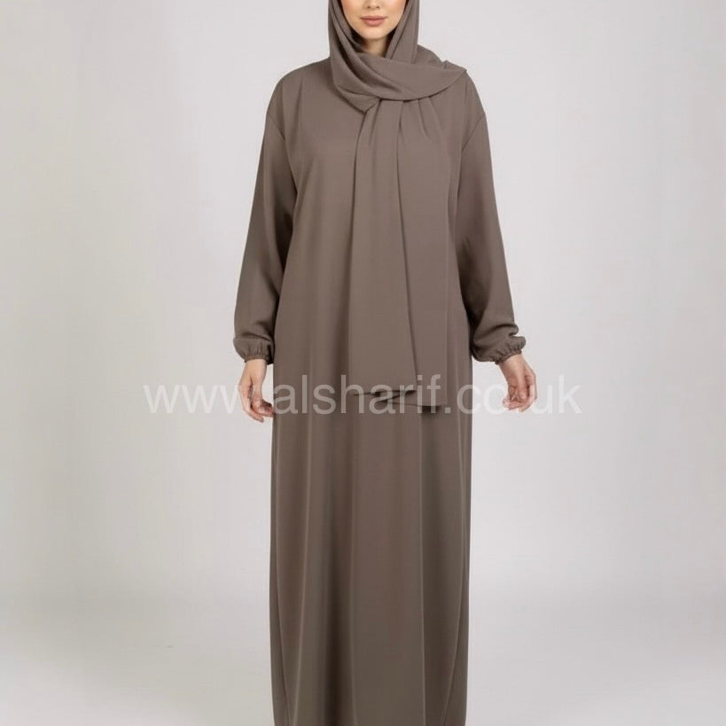 Abaya With Attached Hijab