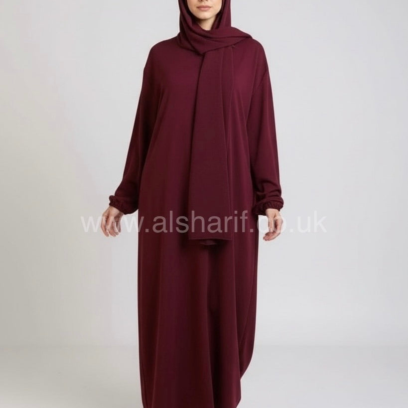 Abaya With Attached Hijab