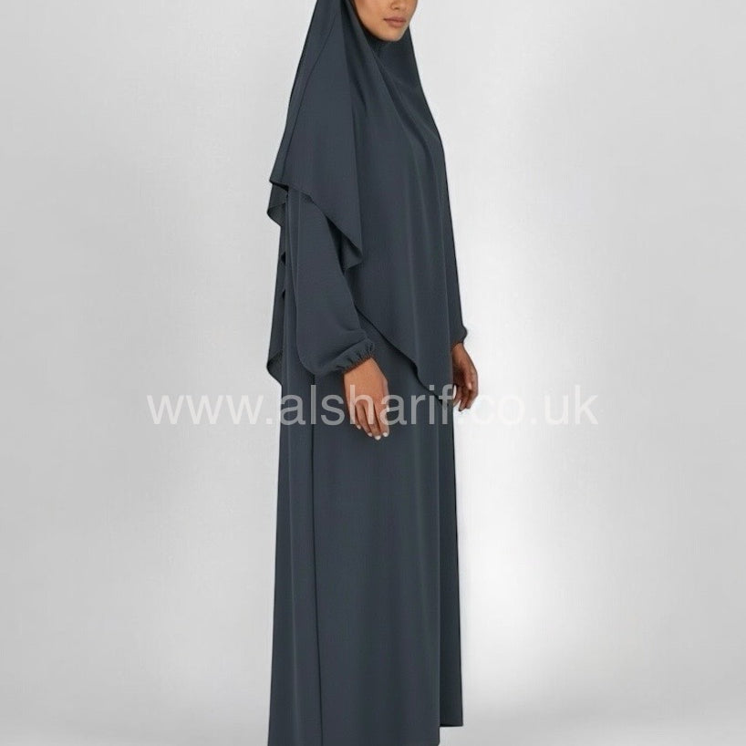 2 Piece Jilbab Abaya + Khimar