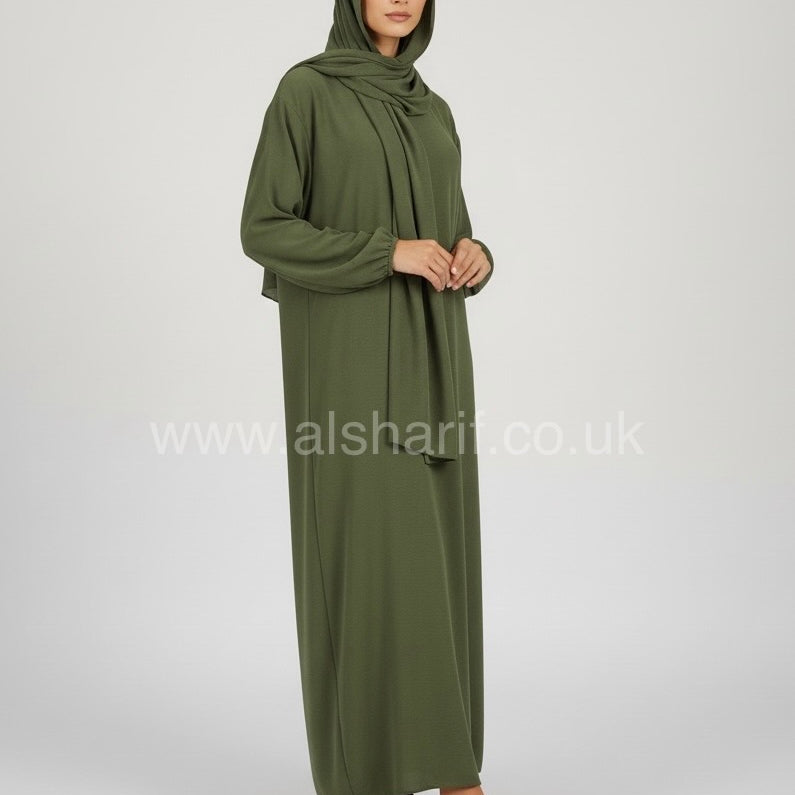 Abaya With Attached Hijab