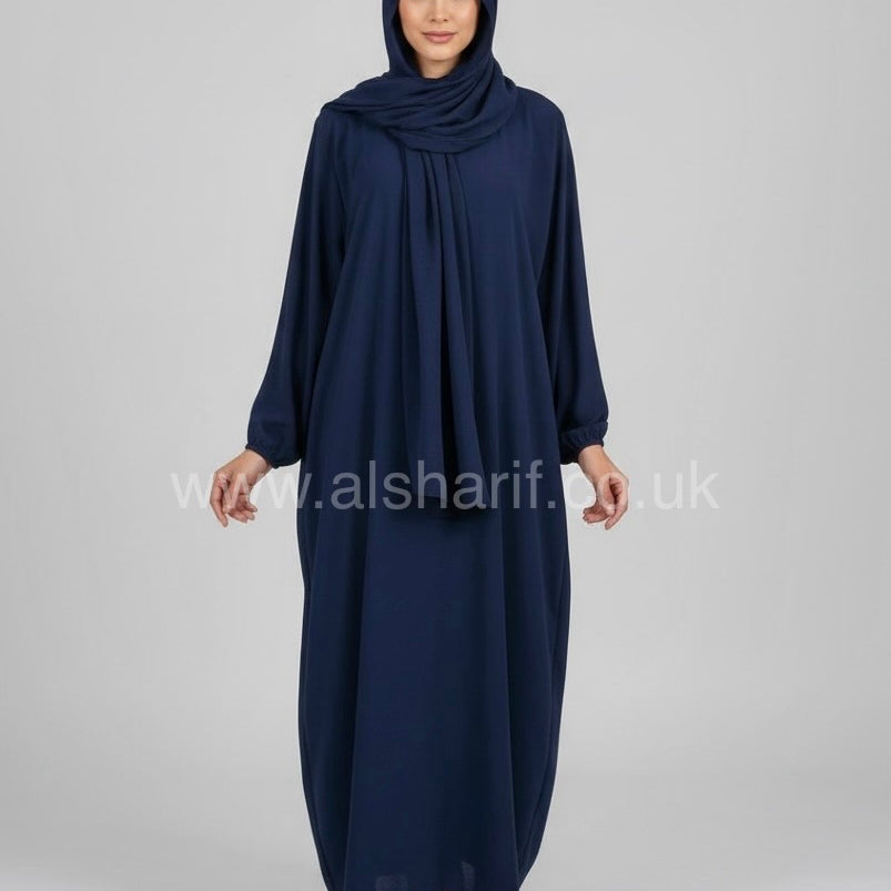 Abaya With Attached Hijab