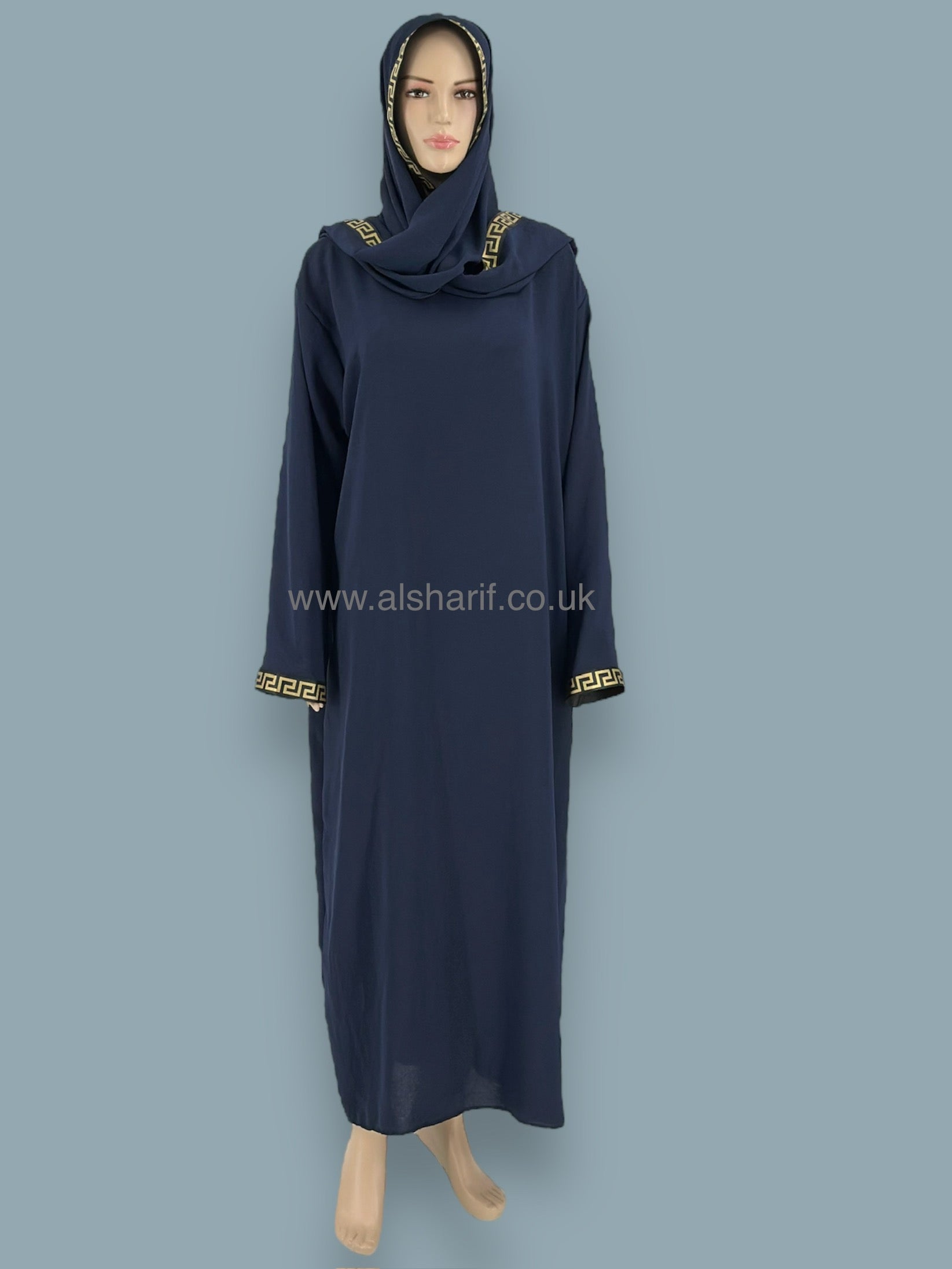 Abaya With Attached Hijab - AB122
