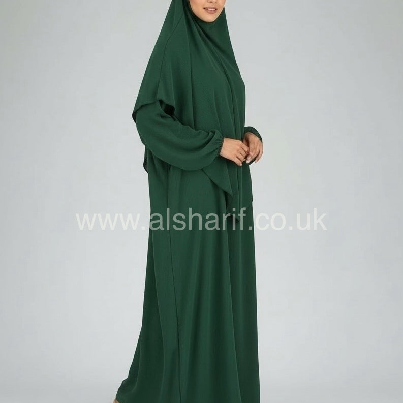 2 Piece Jilbab Abaya + Khimar