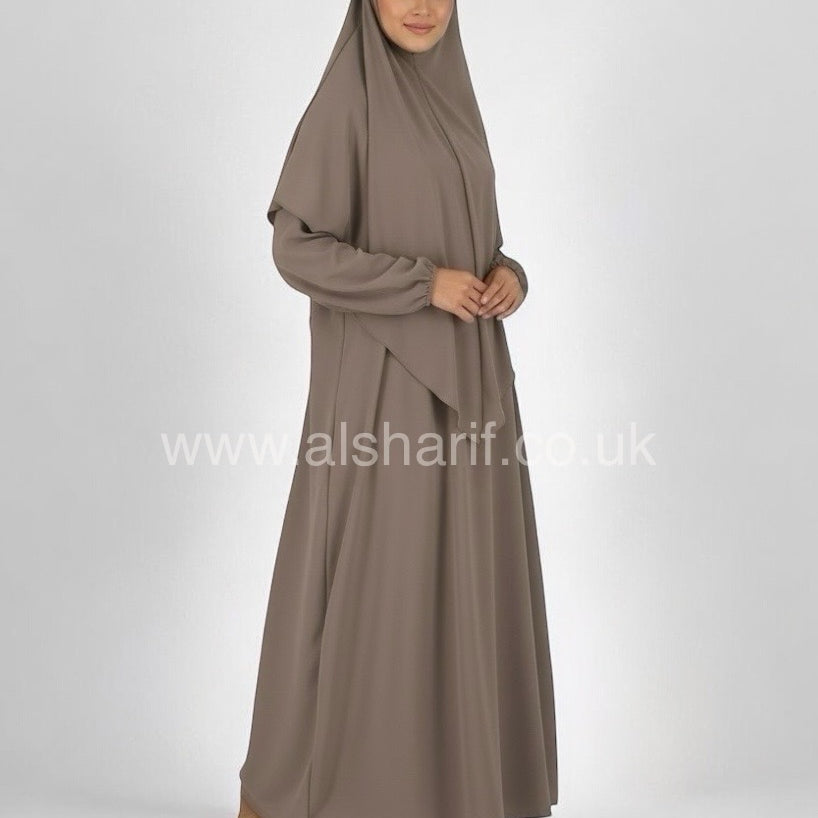 2 Piece Jilbab Abaya + Khimar