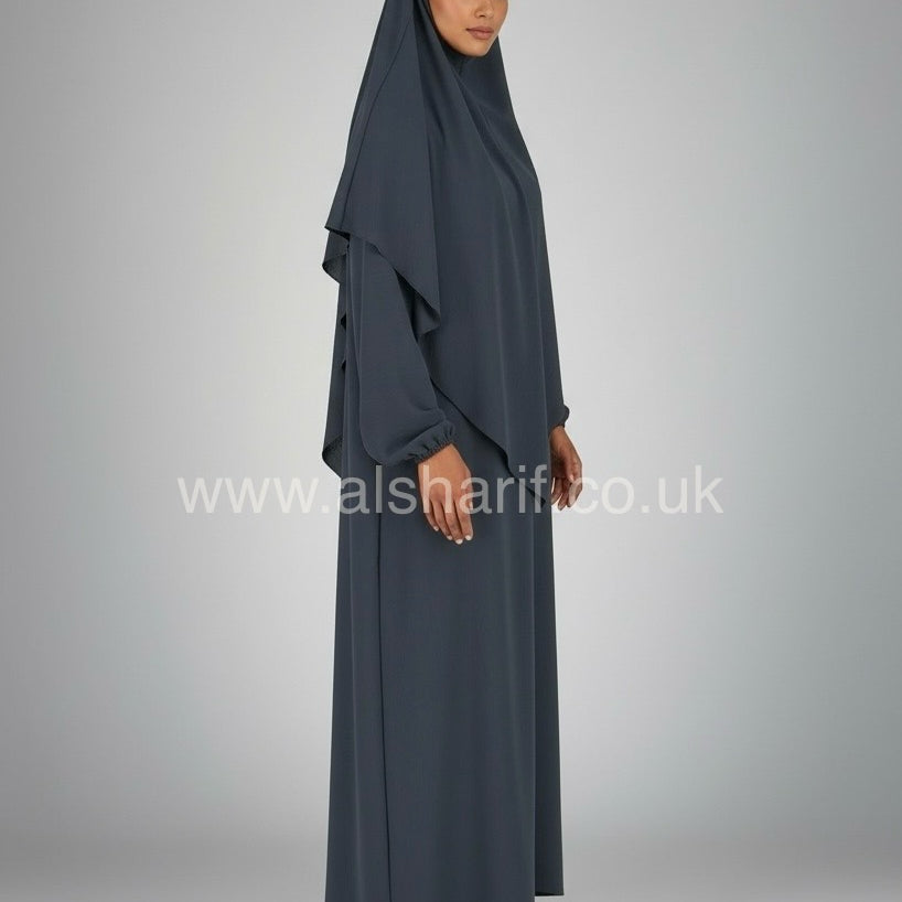 2 Piece Jilbab Abaya + Khimar