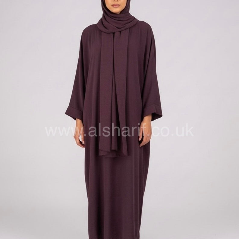 Abaya With Attached Hijab