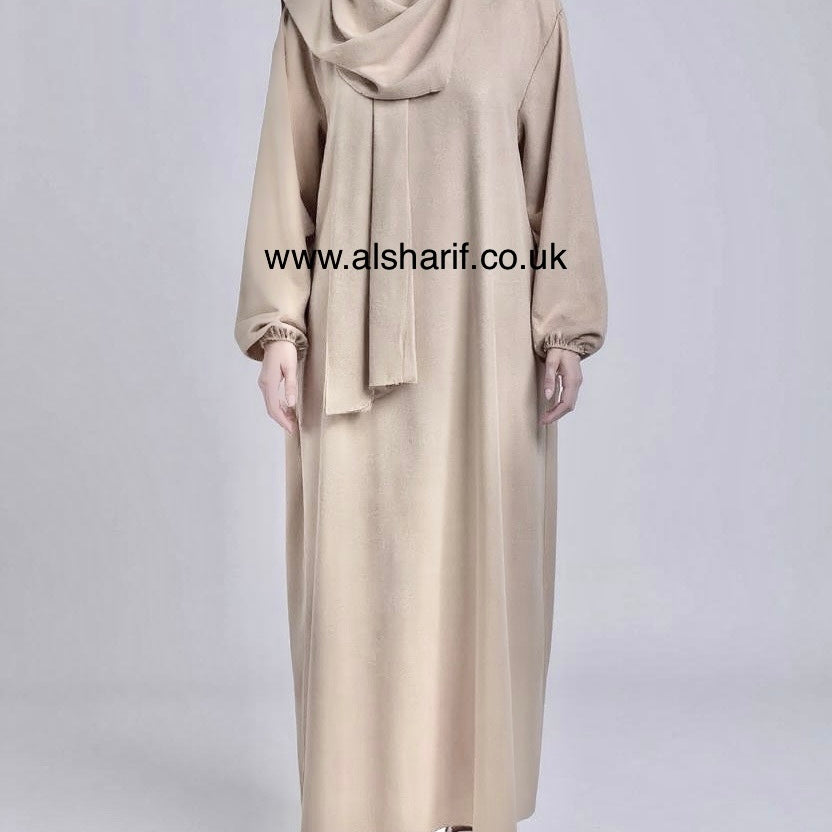 Abaya With Attached Hijab