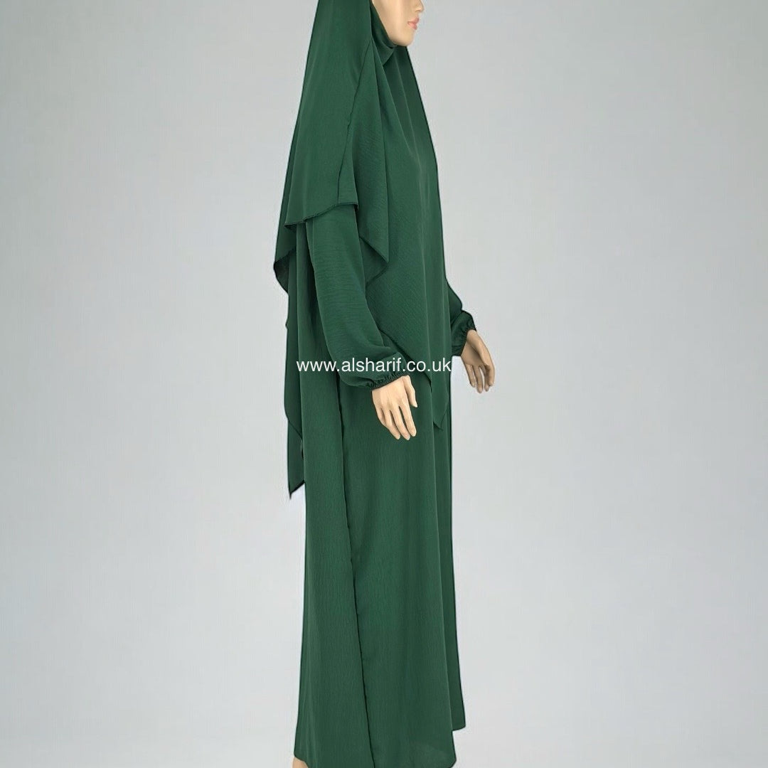 2 Piece Jilbab Abaya + Khimar