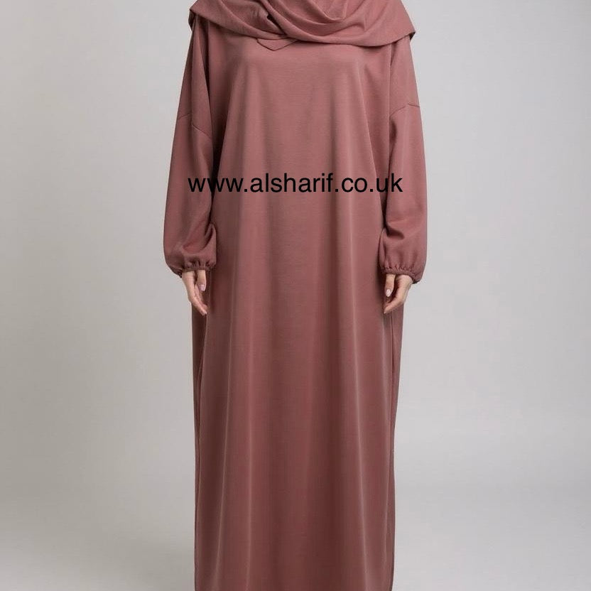 Abaya With Attached Hijab