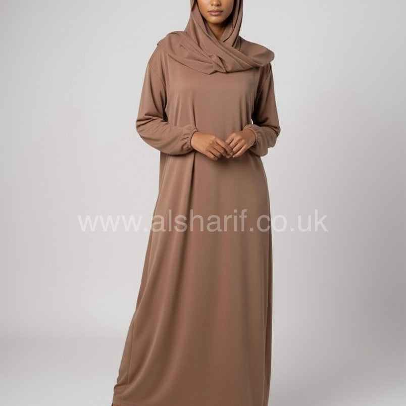 Abaya With Attached Hijab
