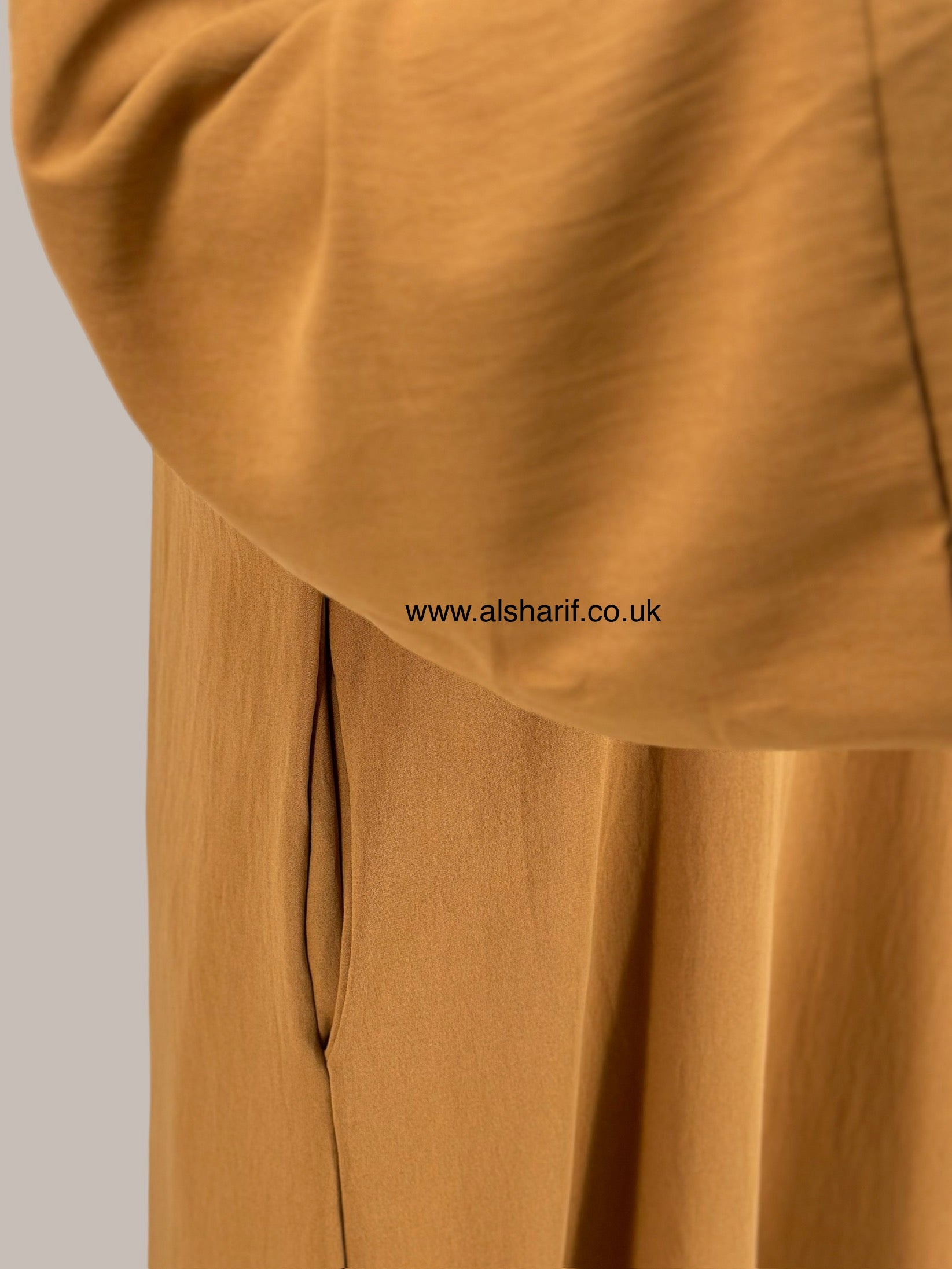 Crepe Wide Sleeve Abaya - AB80