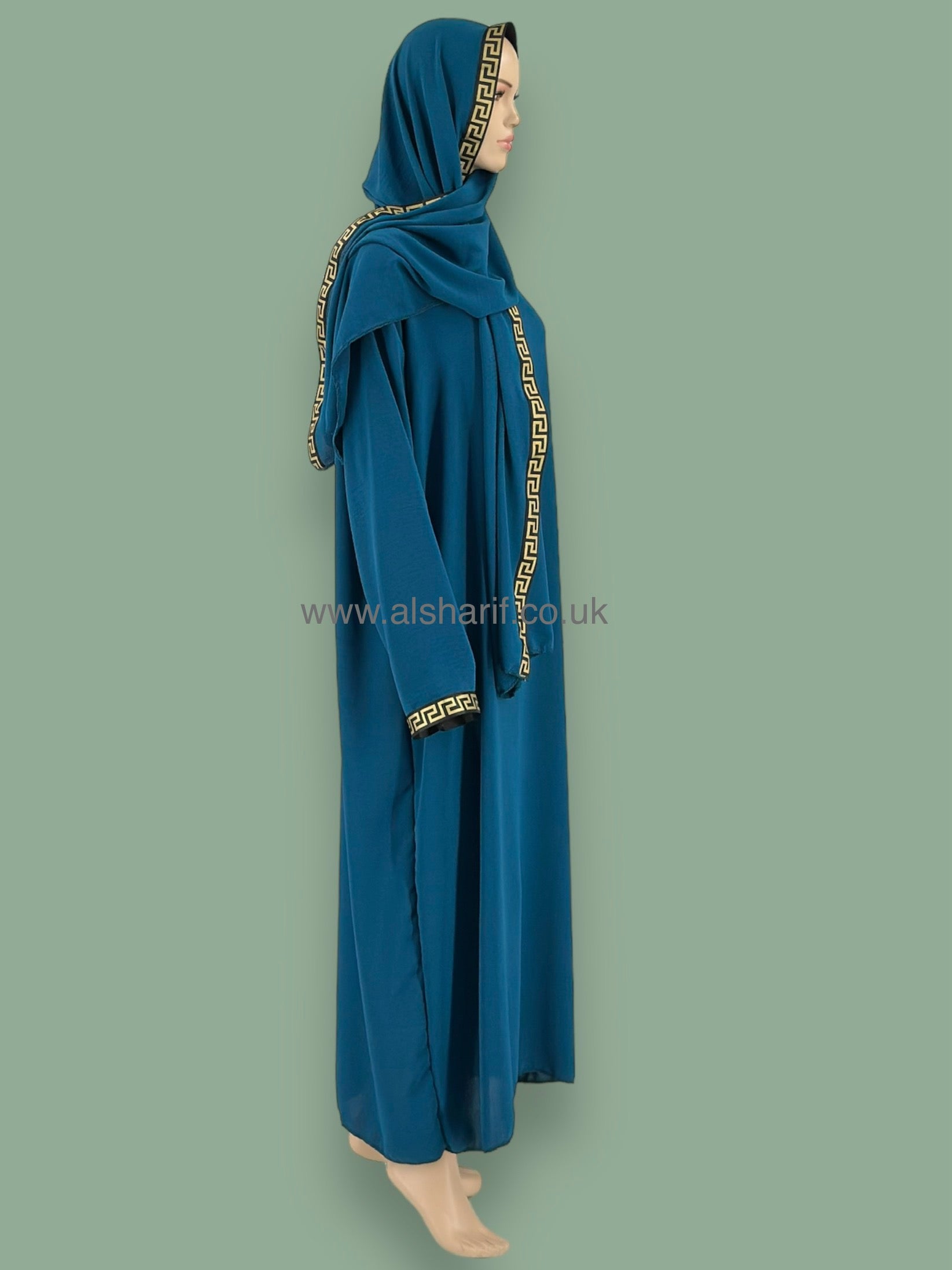 Abaya With Attached Hijab - AB122
