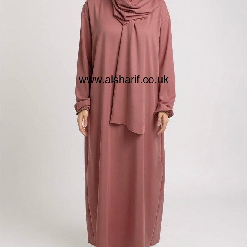 Abaya With Attached Hijab