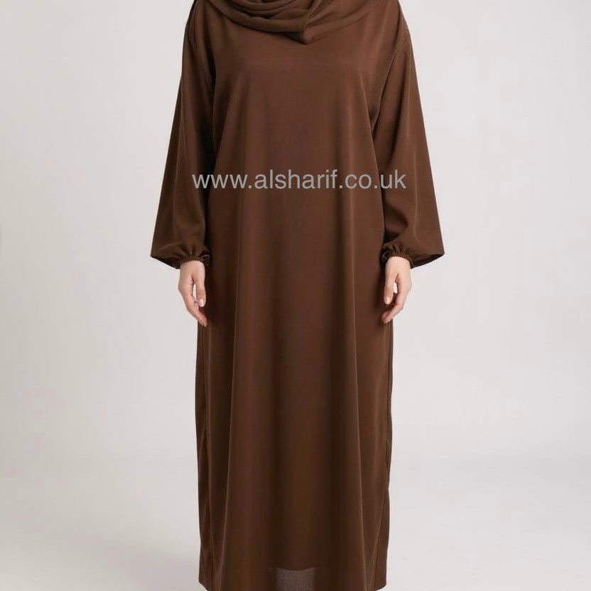 Abaya With Attached Hijab