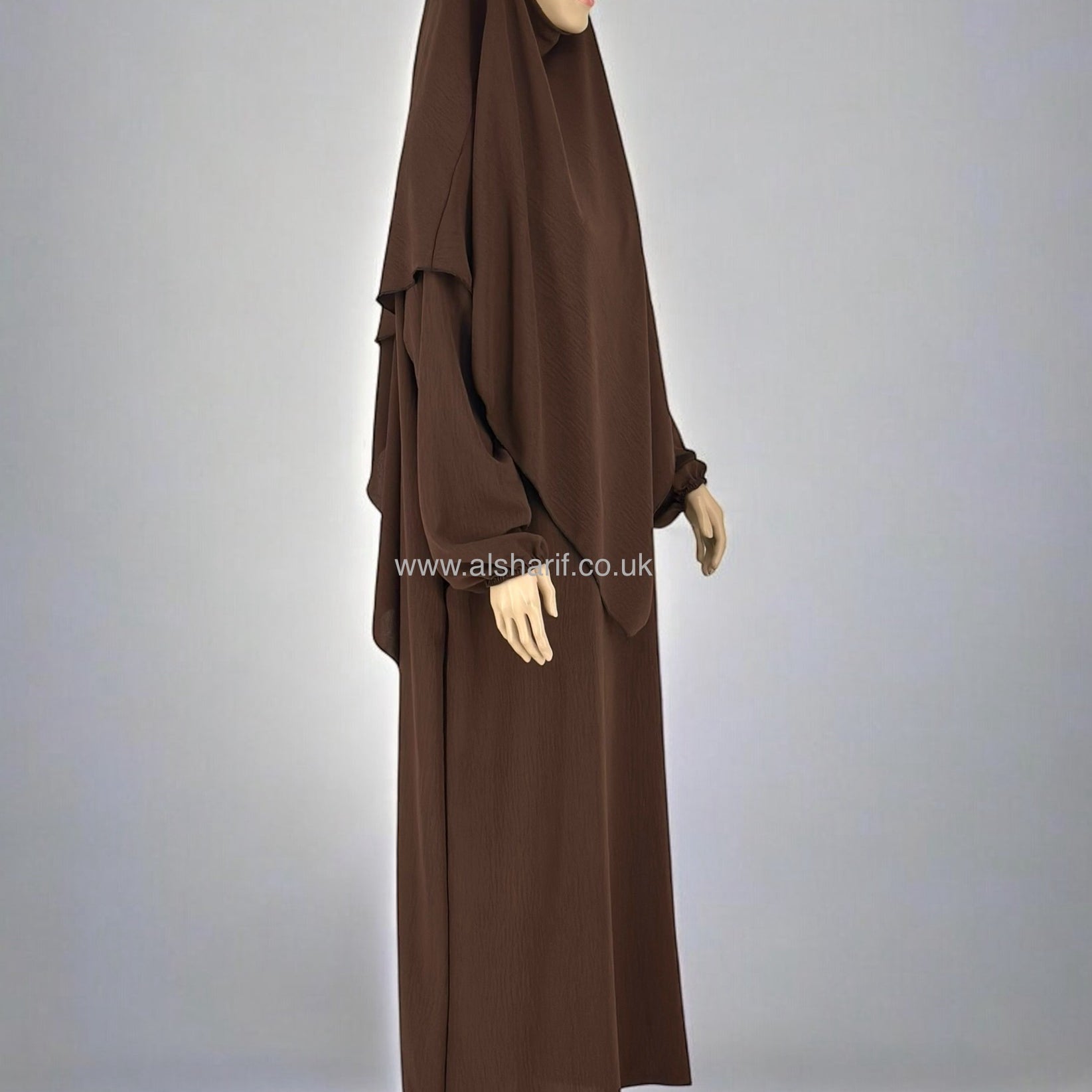 2 Piece Jilbab Abaya + Khimar