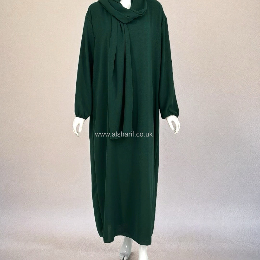 Abaya With Attached Hijab