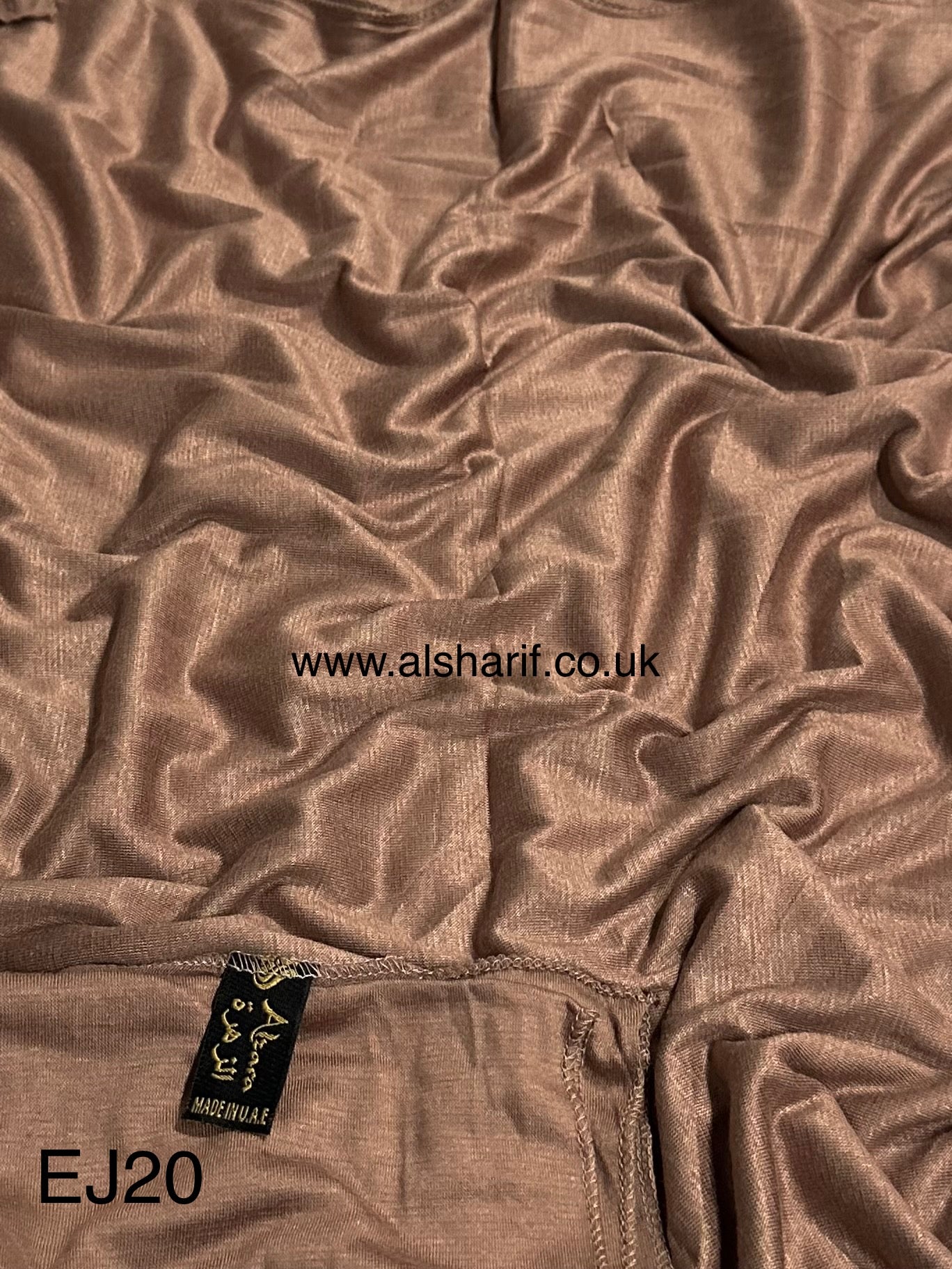 Emirati Jersey Hijab Light Brown
