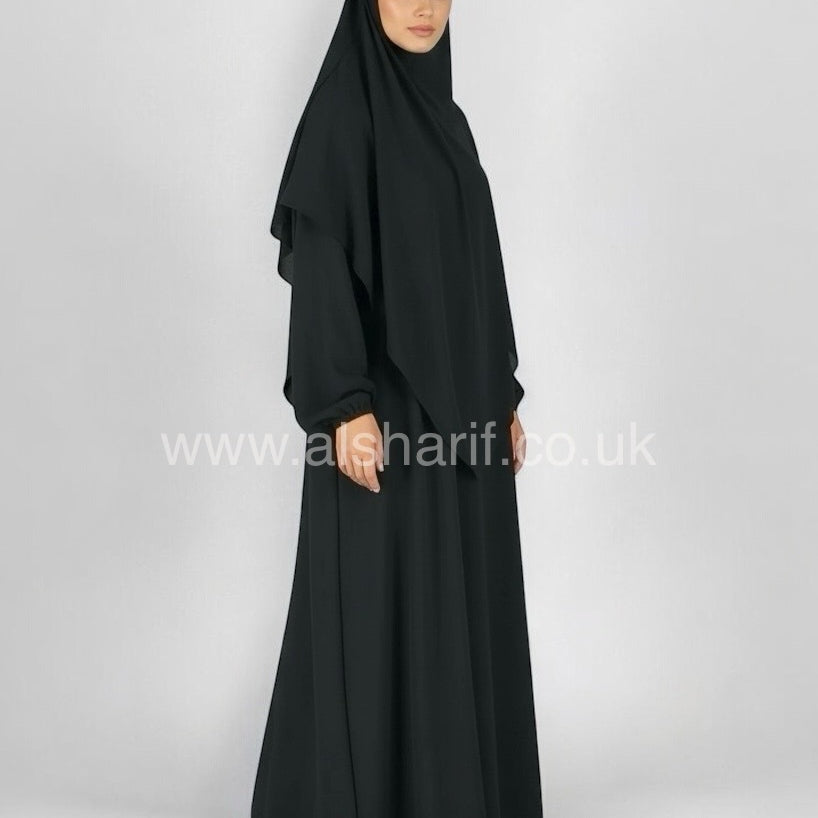 2 Piece Jilbab Abaya + Khimar