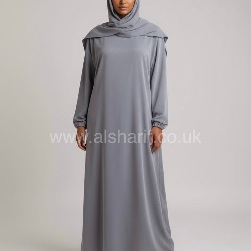 Abaya With Attached Hijab