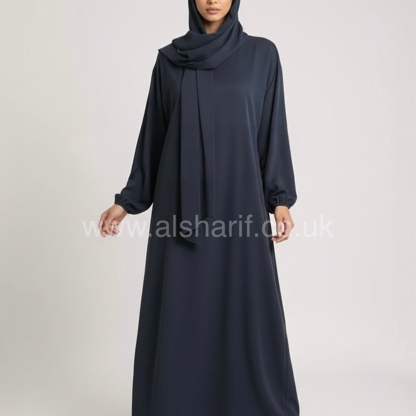 Abaya With Attached Hijab