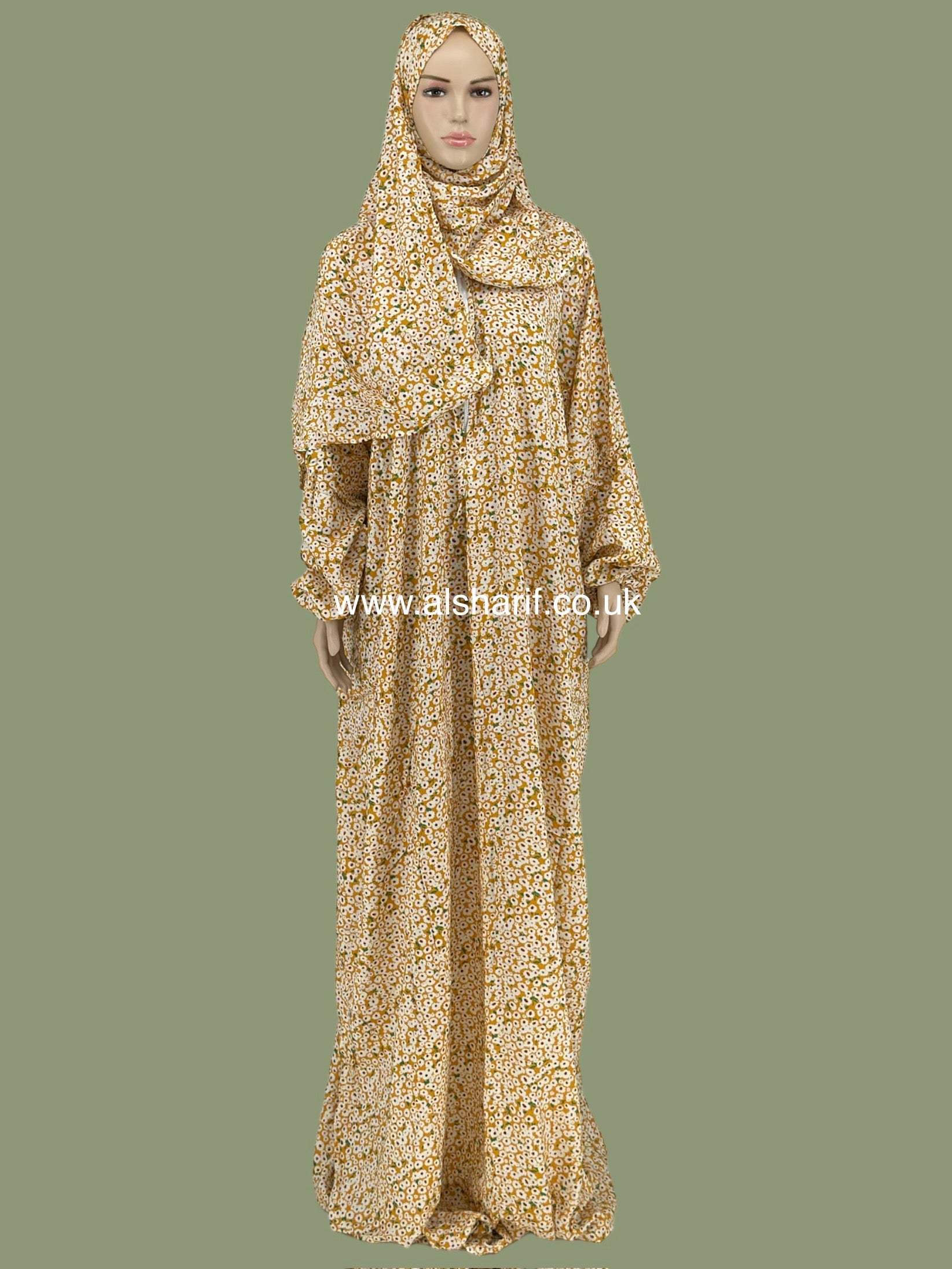 Prayer Dress With Attached Hijab - PD33