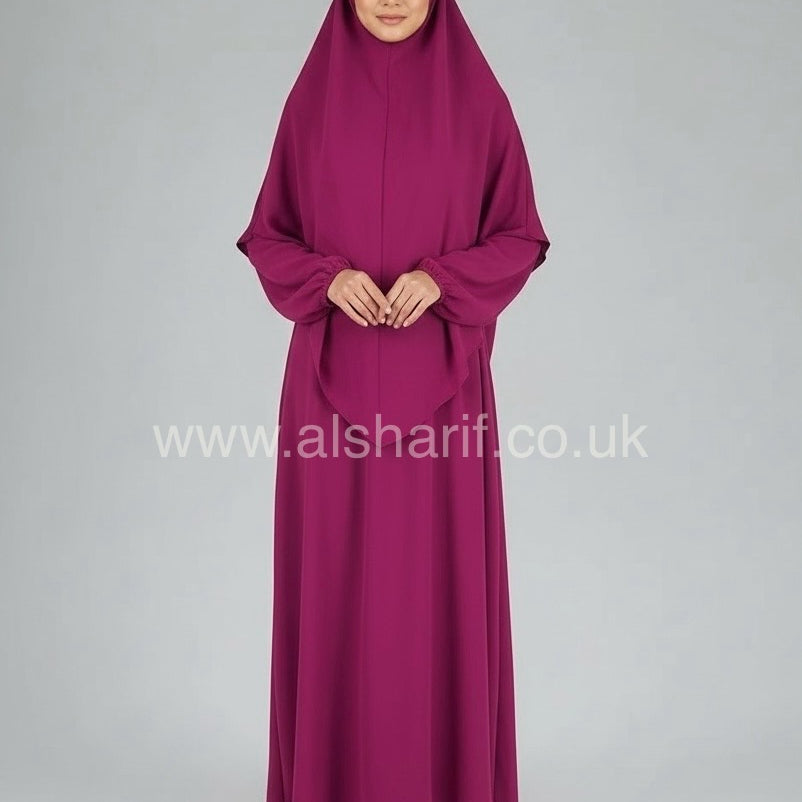 2 Piece Jilbab Abaya + Khimar