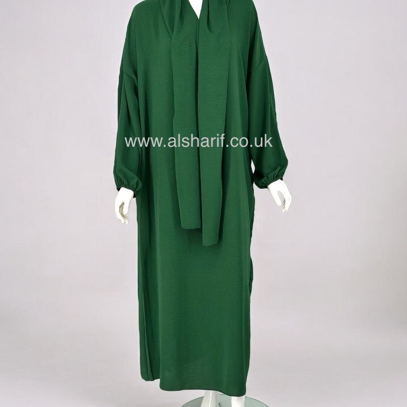 Abaya With Attached Hijab