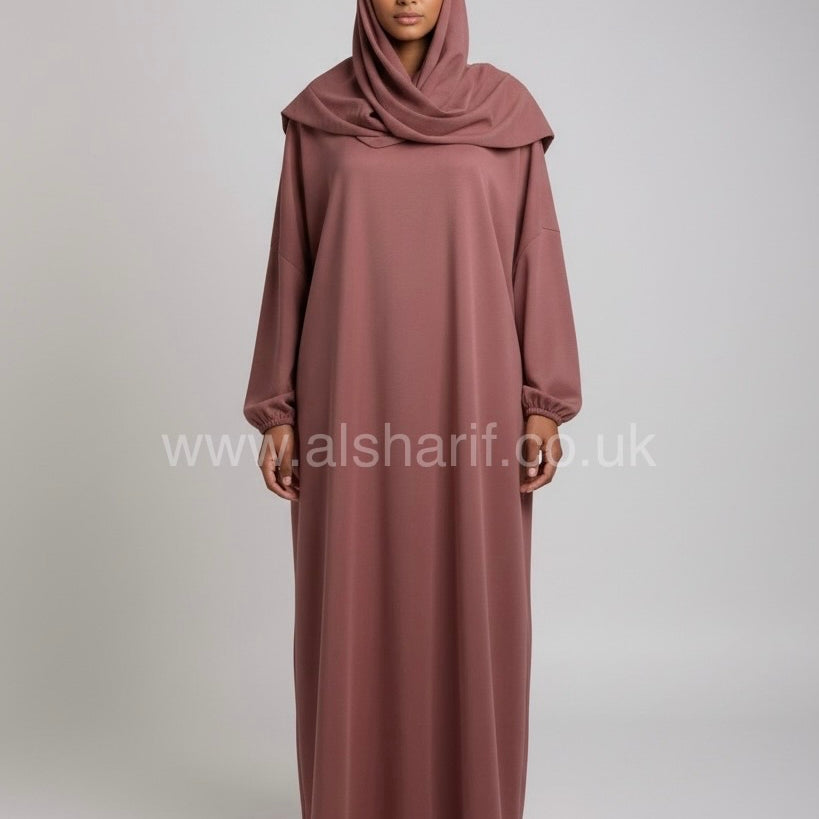 Abaya With Attached Hijab