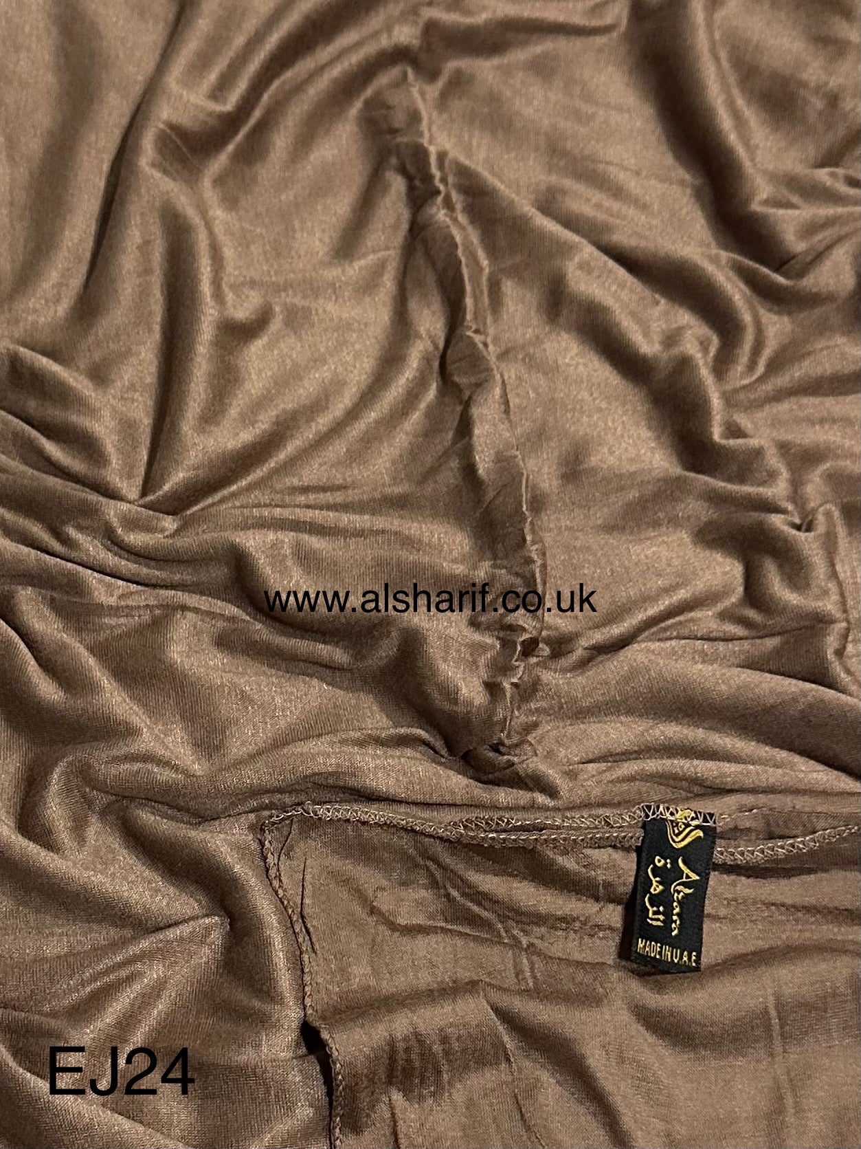 Emirati Jersey Hijab Light Brown