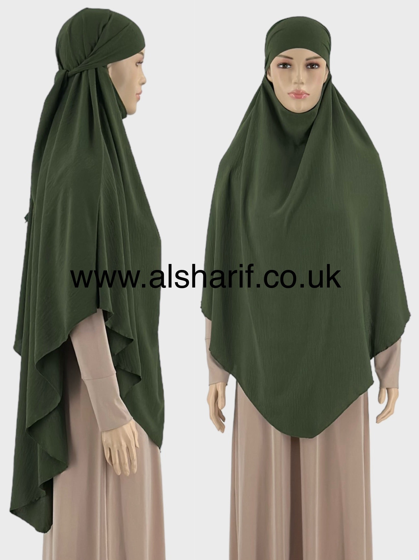 Soft Crepe Khimar Hijab - KPL14