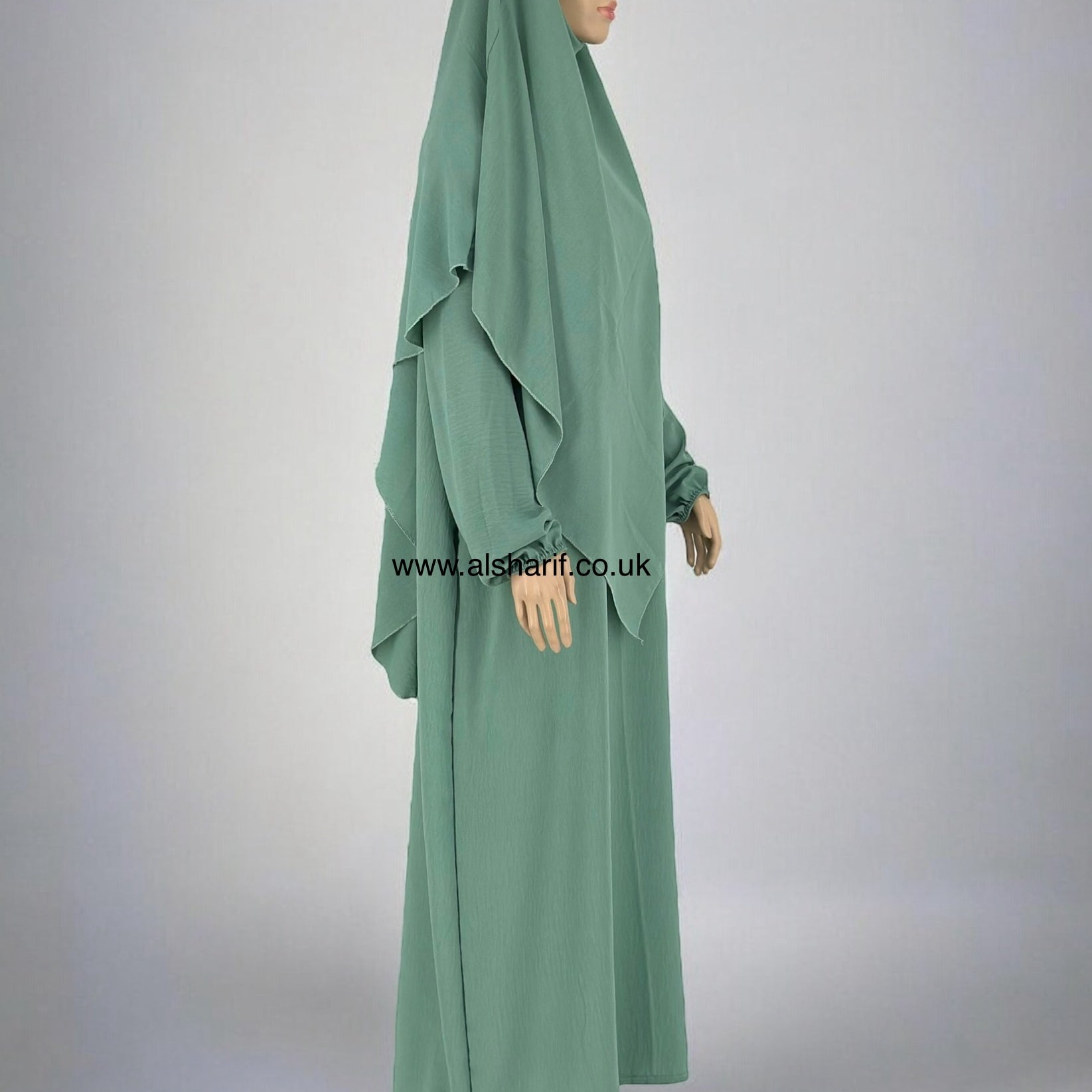 2 Piece Jilbab Abaya + Khimar