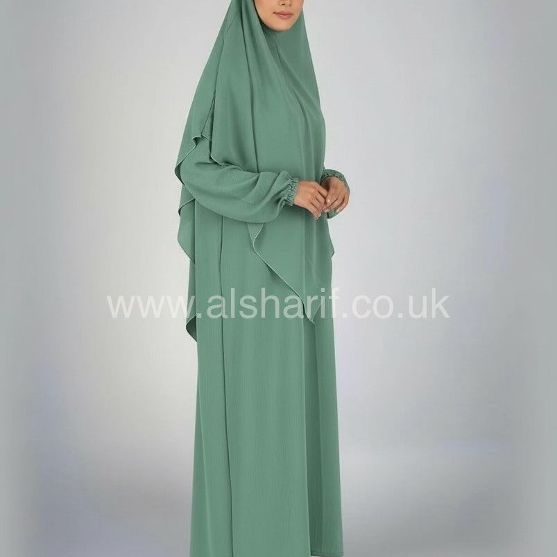 2 Piece Jilbab Abaya + Khimar