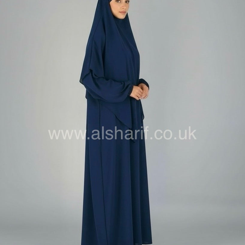 2 Piece Jilbab Abaya + Khimar