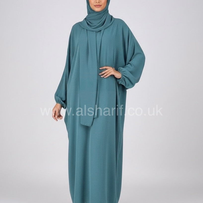 Abaya With Attached Hijab