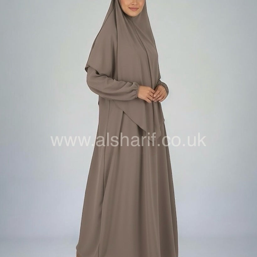 2 Piece Jilbab Abaya + Khimar