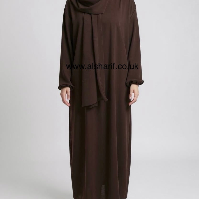 Abaya With Attached Hijab
