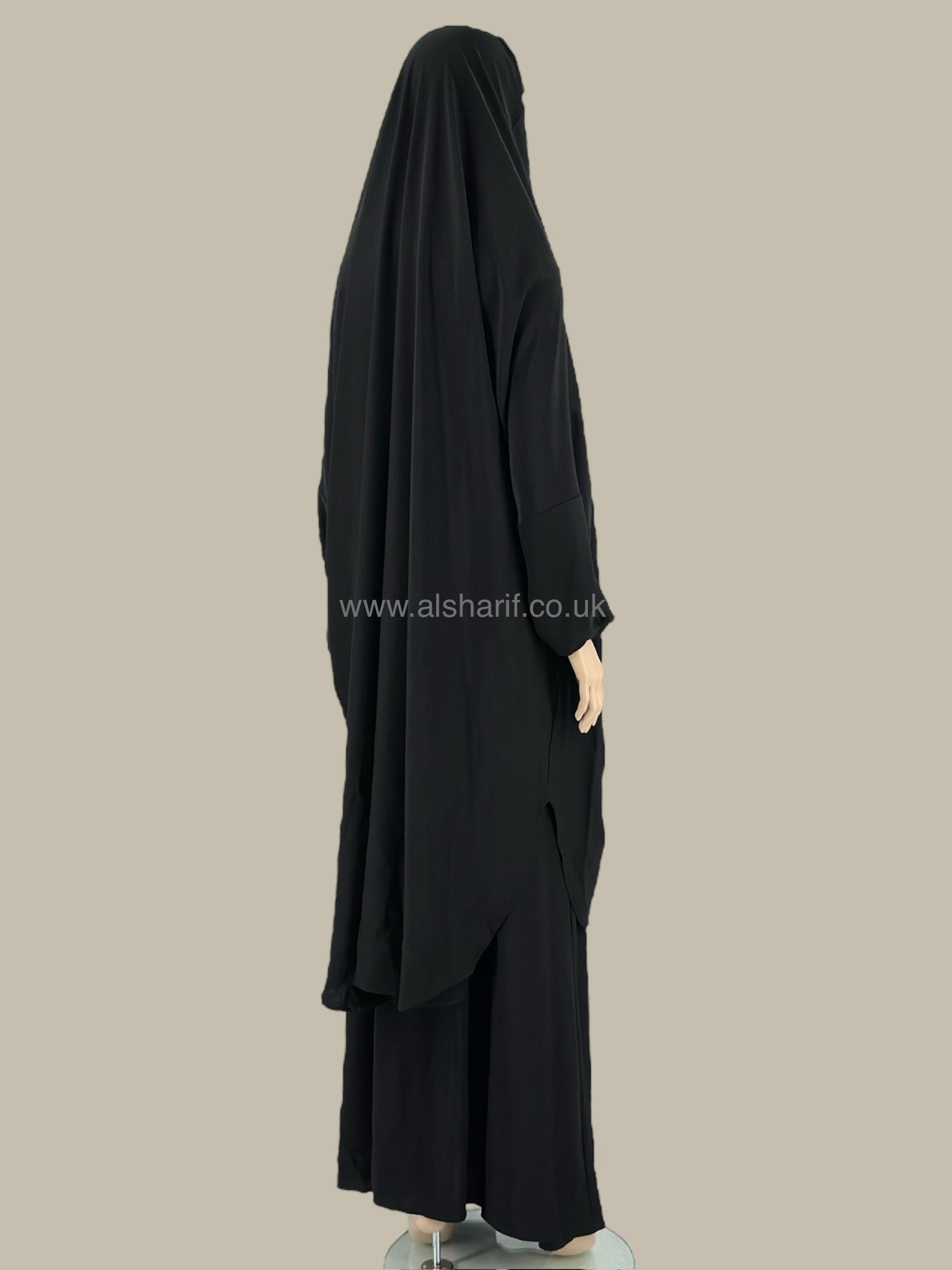2 Piece Silk Jilbab Set Skirt + Khimar - AB86